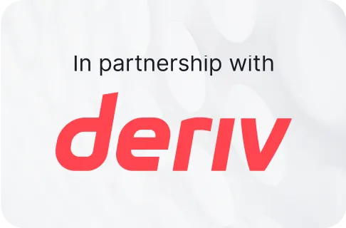 in partnership with deriv