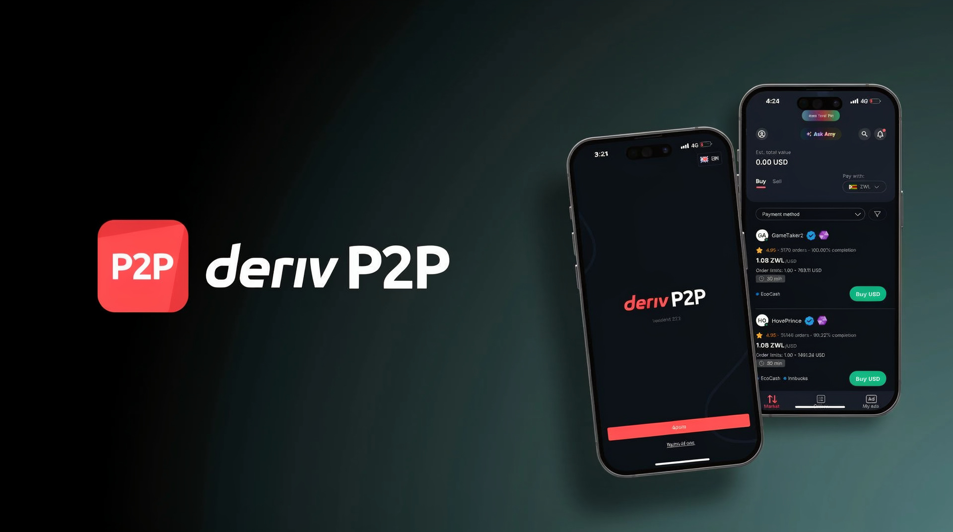how to withdraw using dp2p (deriv p2p)