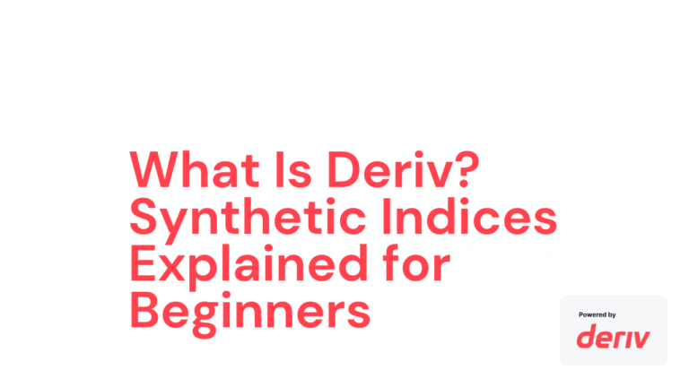 What Is Deriv? Synthetic Indices Explained for Beginners