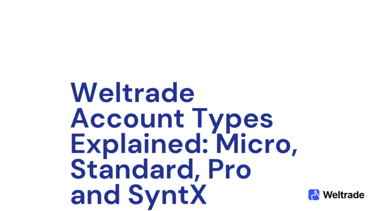 Weltrade Account Types Explained: Micro, Standard, Pro and SyntX